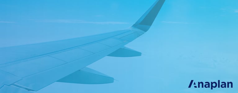 Image of an aircraft wing in flight